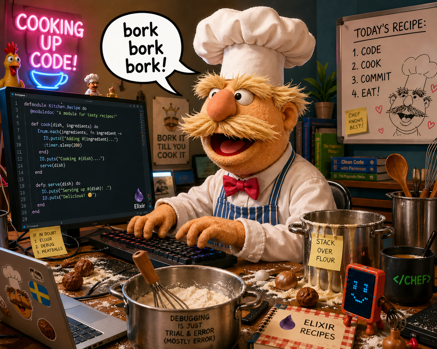 Jeff the Code Chef